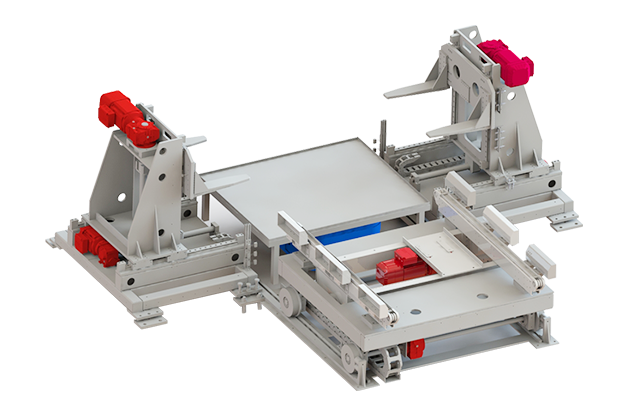 Loading and unloading machine
